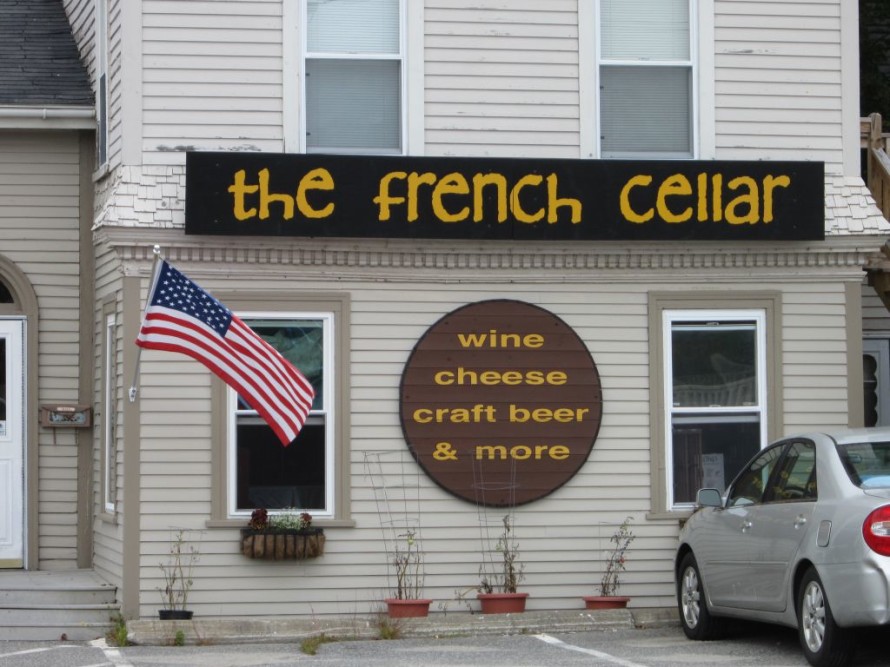 Locally-owned business in downtown Machias, Maine.