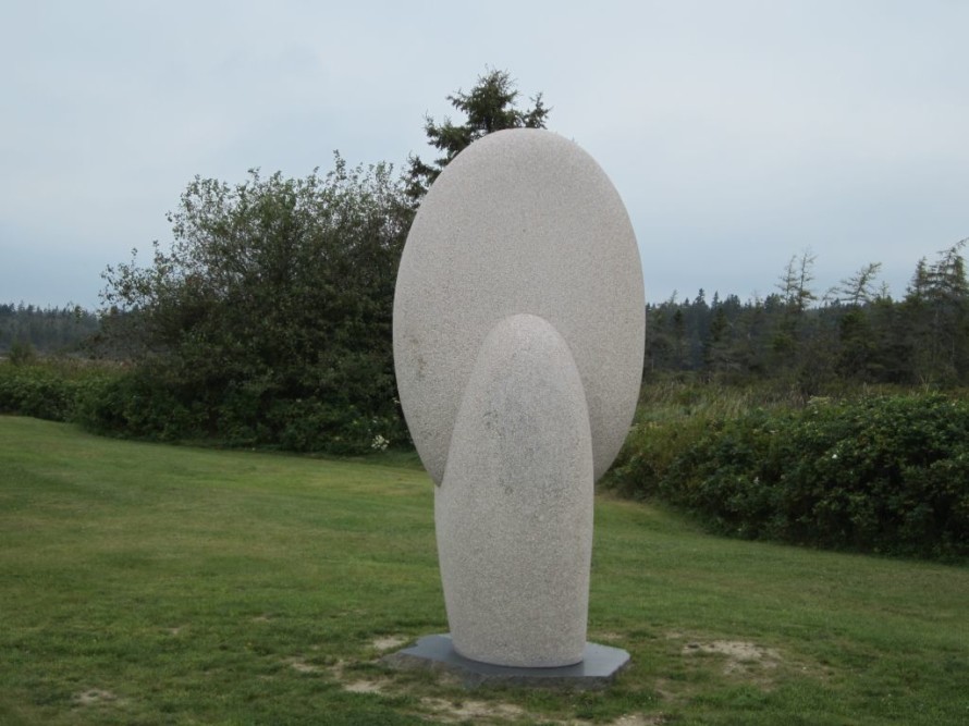 "Warm Wind" by Kazumi Hoshino, at Roque Bluffs State Park.