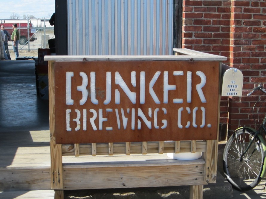 The sign.