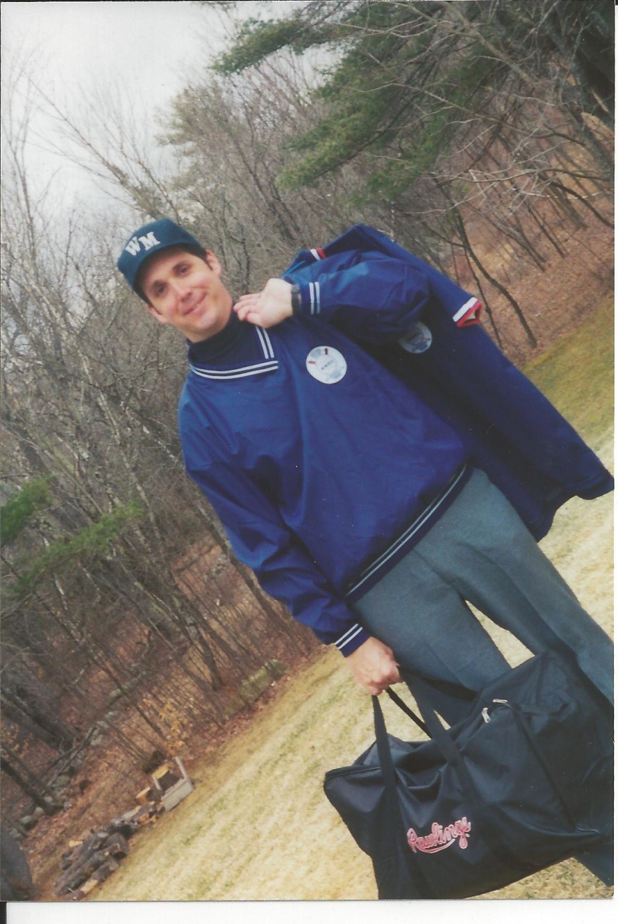 The younger JBE, sans facial hair, headed to his first game in 1998.